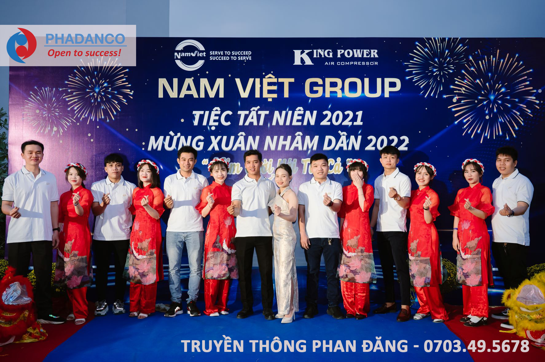 Tổ chức tiệc tất niên Nam Việt Group