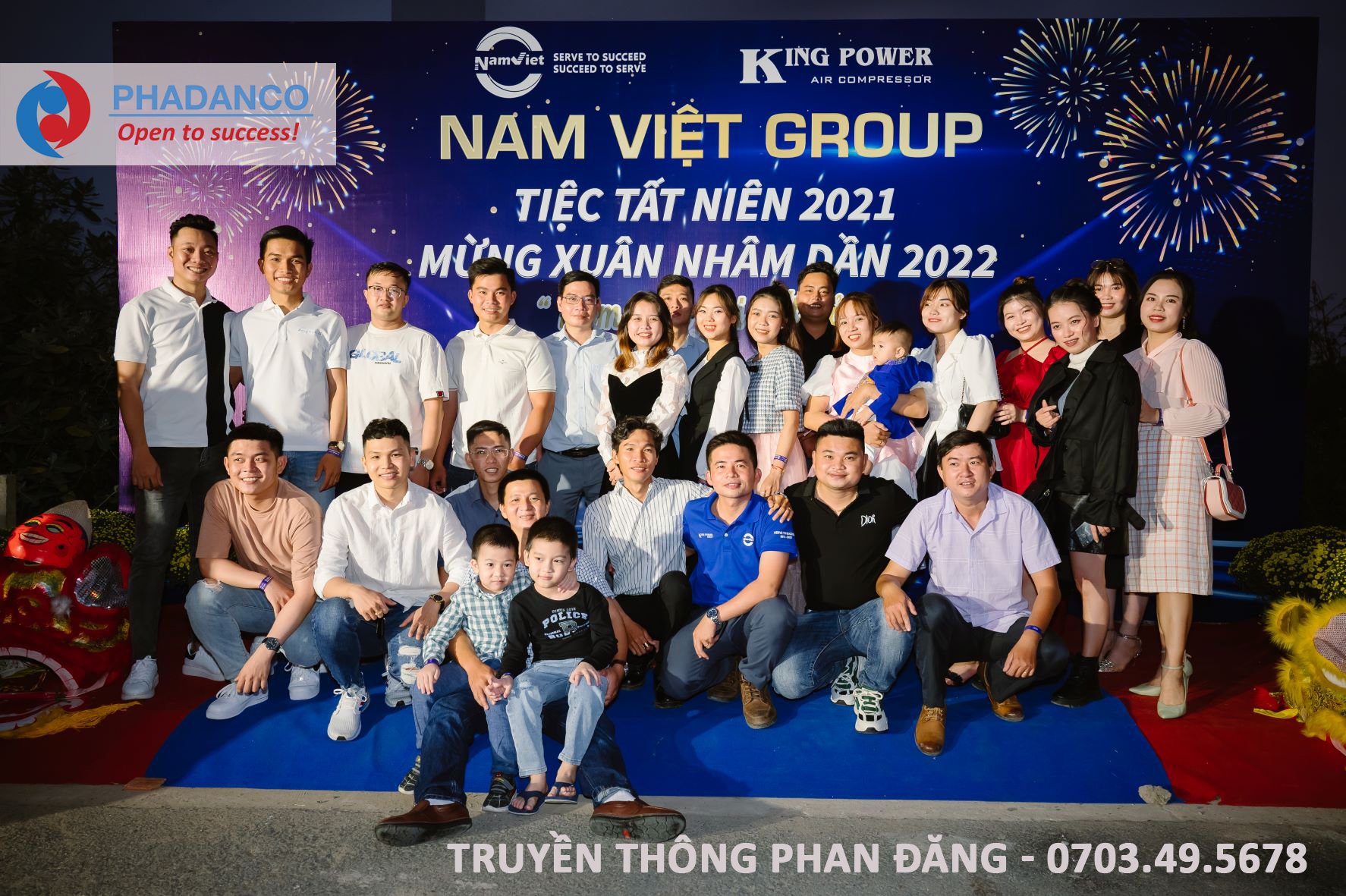 Gala dinner tiệc tất niên cho Nam Việt Group