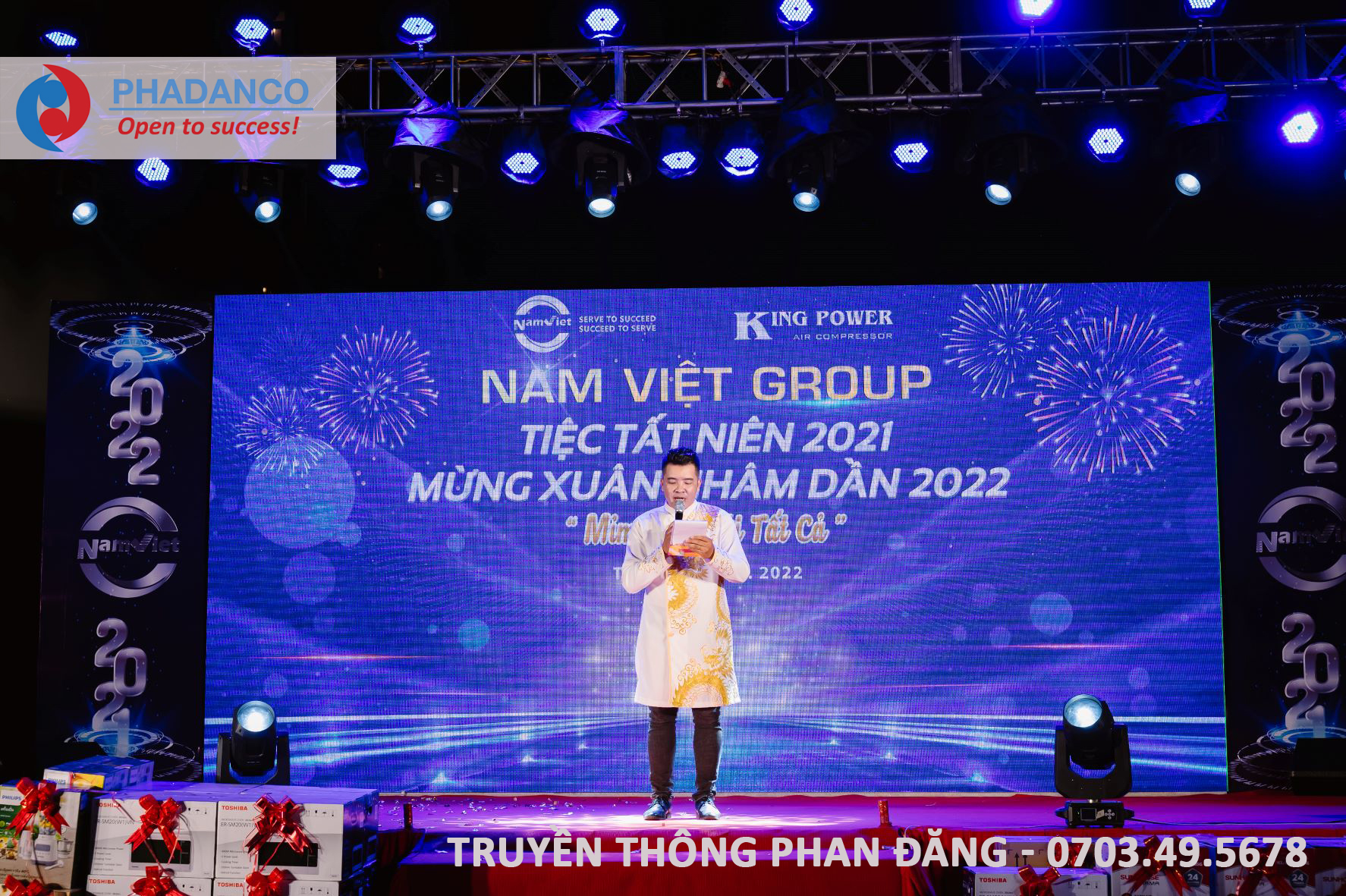 MC dẫn chương trình tiệc tất niên công ty Nam Việt