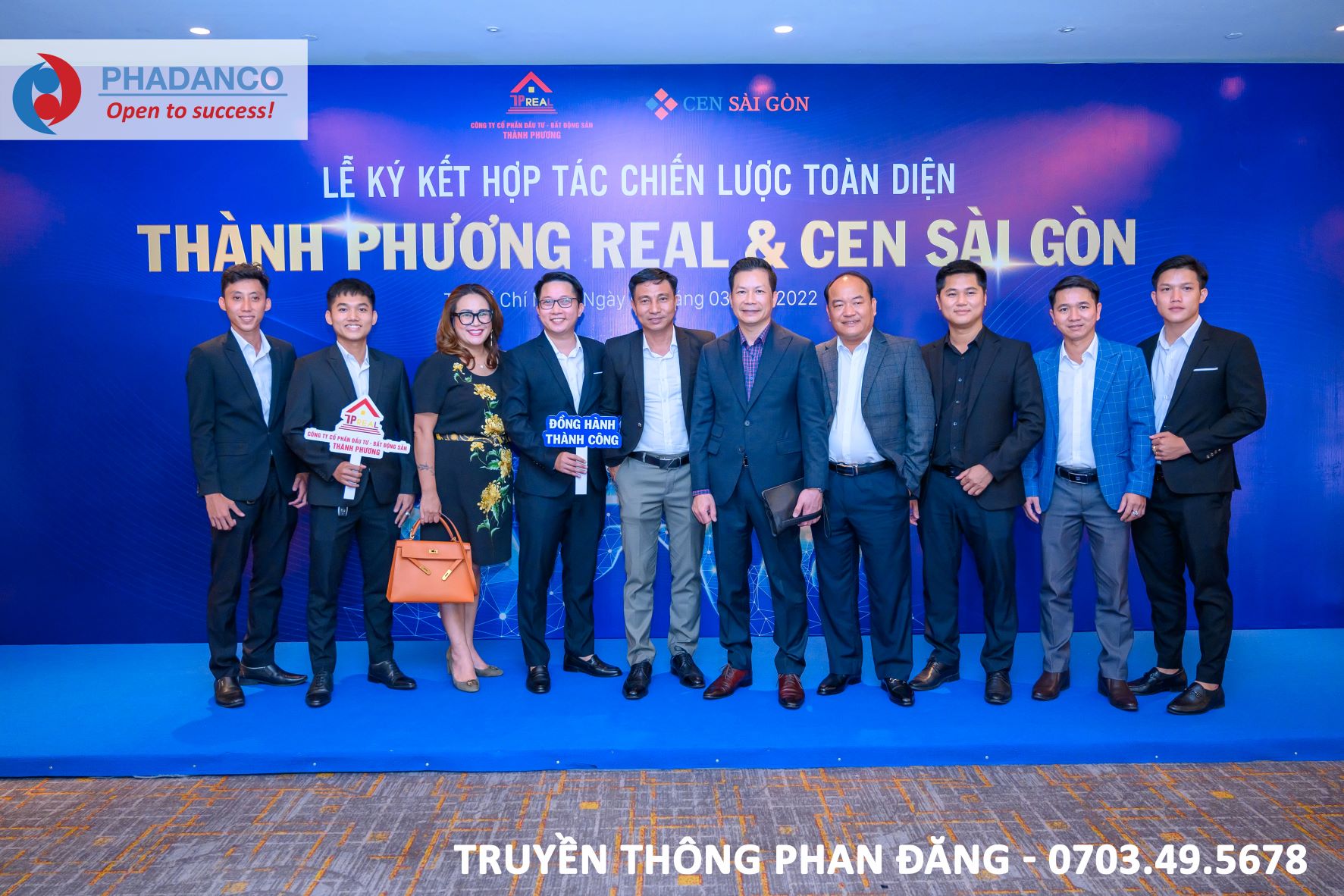 Lễ ký kết hợp tác giữa Thành Phương Real và Cen Sài Gòn