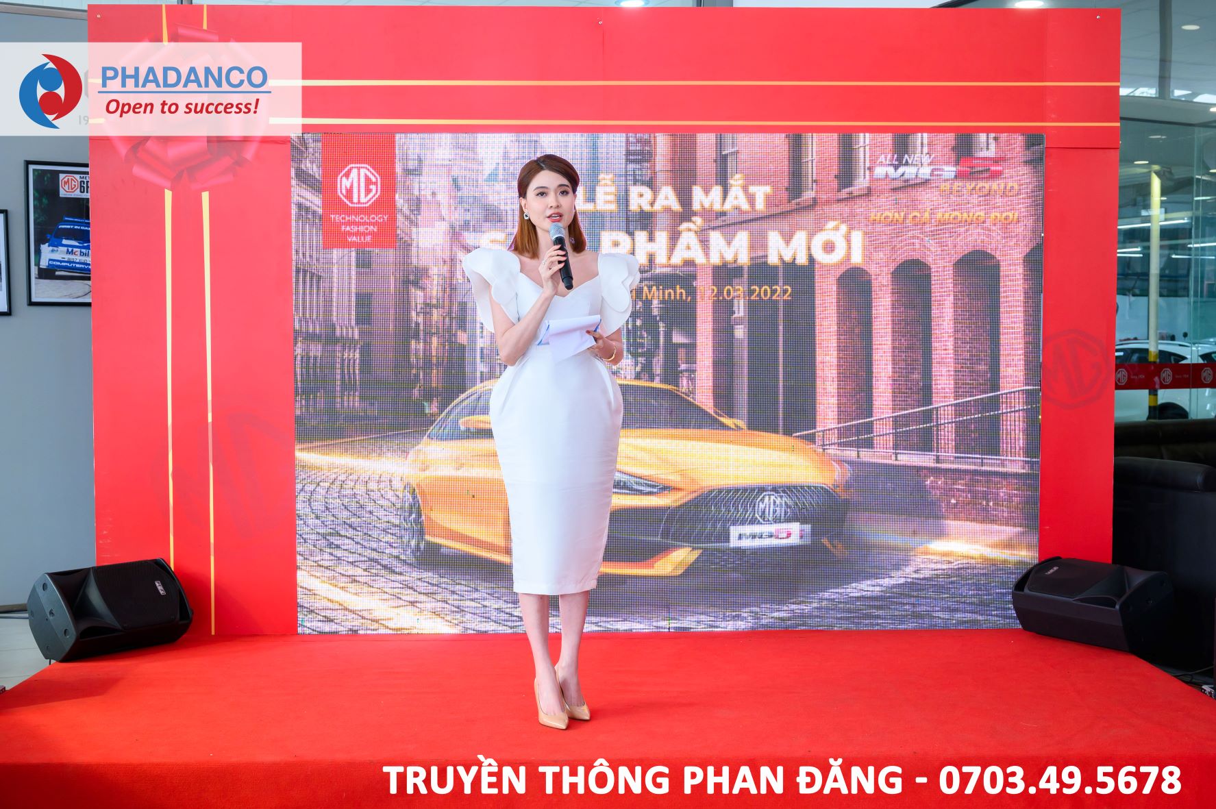 MC Lễ ra mắt sản phẩm mới tại showroom MG Đông Sài Gòn